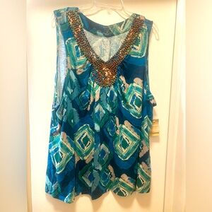 NWT sleeveless Sonoma summer top 3X.